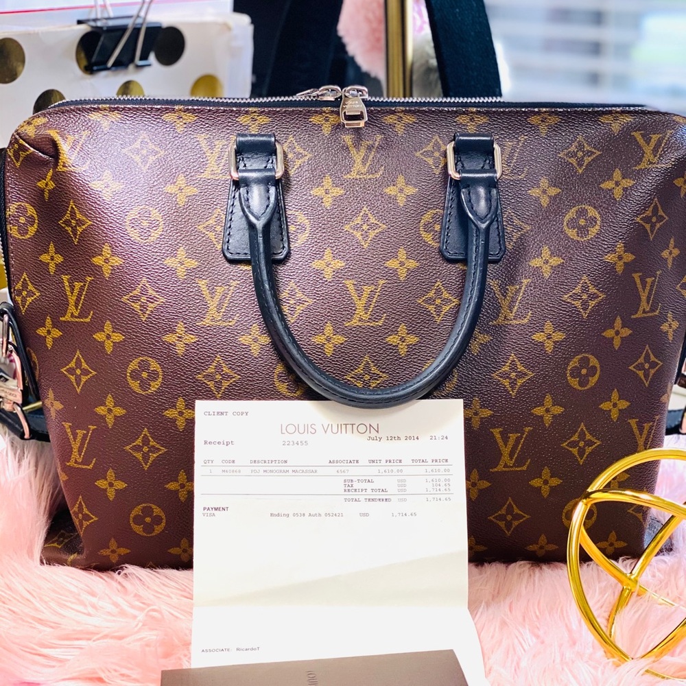 Louis Vuitton Porte-Documents Jour Bag. Macassar
